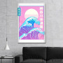 Slika The great pink wave of kanagawa Slika The great pink wave of kanagawa