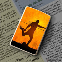 Upaljač 01 Soccer player shoot