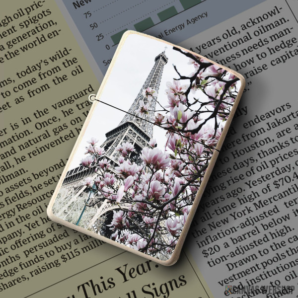 Upaljač Ajfelova kula i cveće