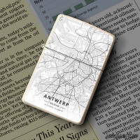 Upaljač Antverpen mapa - white