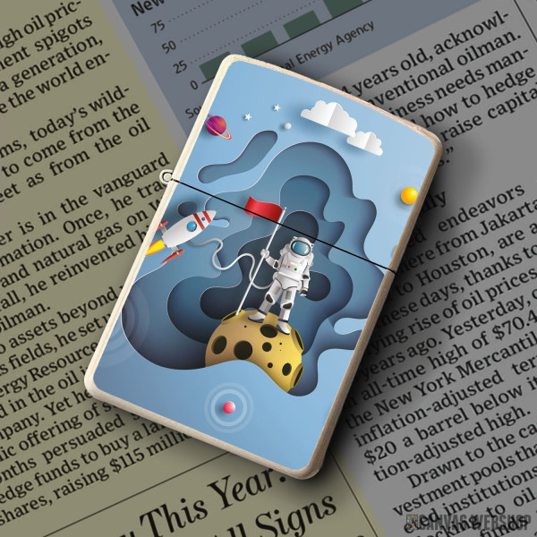 Upaljač Astronaut Raises Flag