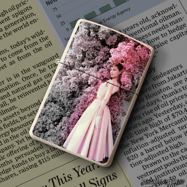 Upaljač Audrey Hepburn with flower Upaljač Audrey Hepburn with flower