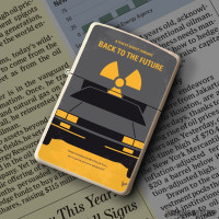 Upaljač Back to the Future movie poster