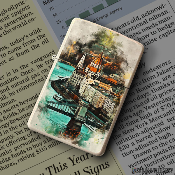 Upaljač Budapest in Watercolor