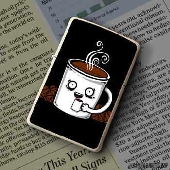 Upaljač Coffee Mug Drinking Coffee Upaljač Coffee Mug Drinking Coffee