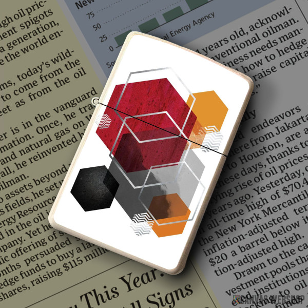 Upaljač Crvena geometrija Upaljač Crvena geometrija