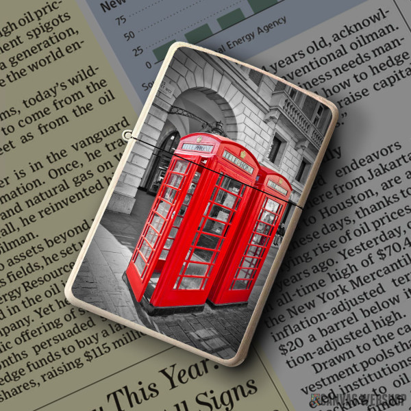 Upaljač Crvena govornica u Londonu Upaljač Crvena govornica u Londonu