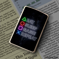 Upaljač Eat Sleep Game Repeat Upaljač Eat Sleep Game Repeat