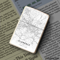 Upaljač Firenca mapa - white