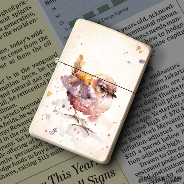 Upaljač Fluffy Le Wren Water Colour Art