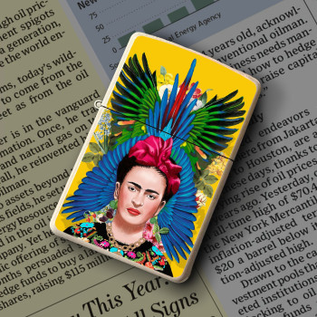 Upaljač Frida Kahlo feathers