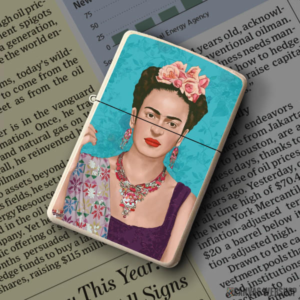 Upaljač Frida Khalo blue
