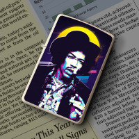 Upaljač Hendrix neon art