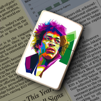 Upaljač Hendrix simple pop art