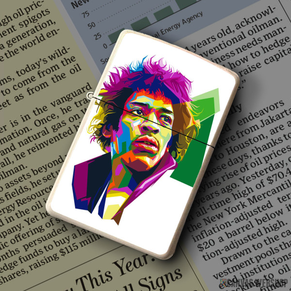 Upaljač Hendrix simple pop art Upaljač Hendrix simple pop art