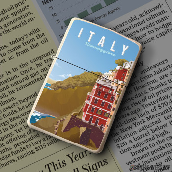 Upaljač Italija ilustrovano Upaljač Italija ilustrovano