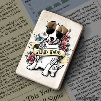 Upaljač jack russell terrier bad dog tattoo Upaljač jack russell terrier bad dog tattoo