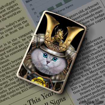 Upaljač Japan Samurai Warrior Cat Upaljač Japan Samurai Warrior Cat