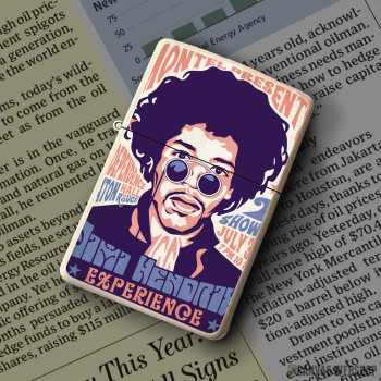 Upaljač Jimi Hendrix concert poster Upaljač Jimi Hendrix concert poster