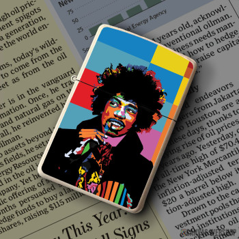 Upaljač Jimi Hendrix pop art Upaljač Jimi Hendrix pop art