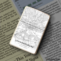 Upaljač Johanesburg mapa - white