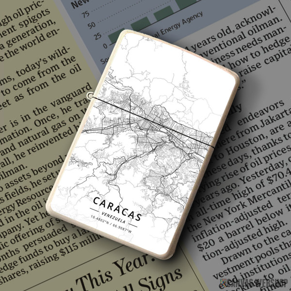 Upaljač Karakas mapa - white