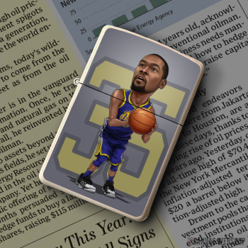 Upaljač Karikatura Kevin Durant Upaljač Karikatura Kevin Durant