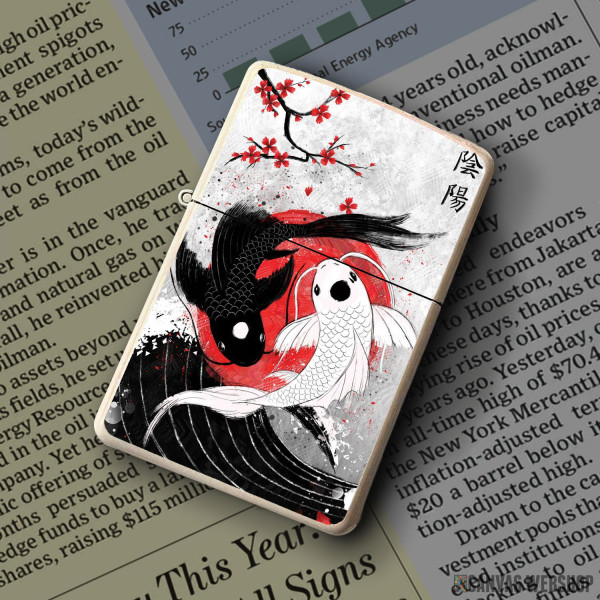 Upaljač Koi Fish Yin Yang - RubyAr