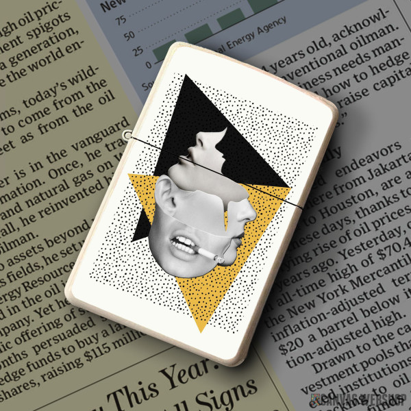 Upaljač Kolaž sa ženskim licima