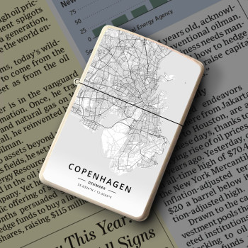 Upaljač Kopenhagen mapa - white