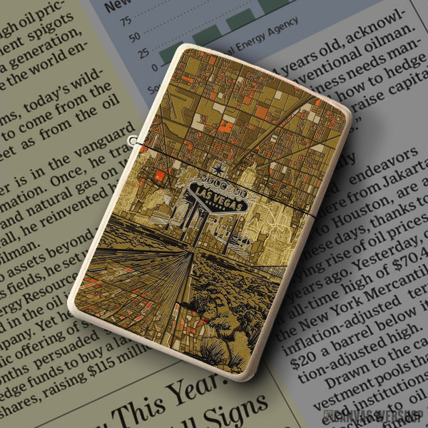 Upaljač Las Vegas City Abstract