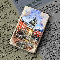 Upaljač Madrid in Watercolor