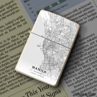 Upaljač Manila mapa - white