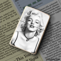 Upaljač Marilyn Monroe crtež Upaljač Marilyn Monroe crtež