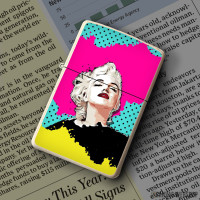 Upaljač Merlin Monro pop art