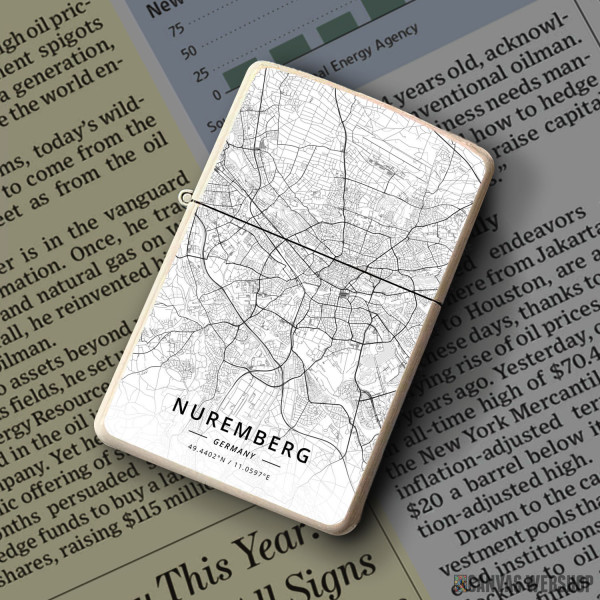 Upaljač Niremberg mapa - white