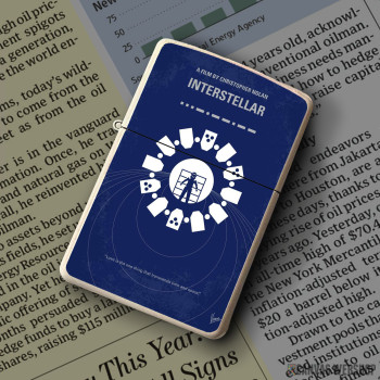 Upaljač No532 My Interstellar minimal movie poster A team of e ... Upaljač No532 My Interstellar minimal movie poster A team of e ...