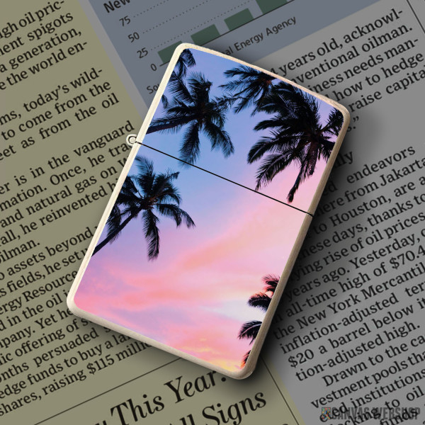 Upaljač Palm Trees Purple Sky