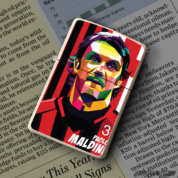 Upaljač Paolo Maldini art Upaljač Paolo Maldini art