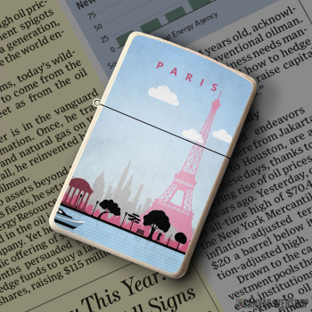 Upaljač Paris Travel Poster Upaljač Paris Travel Poster