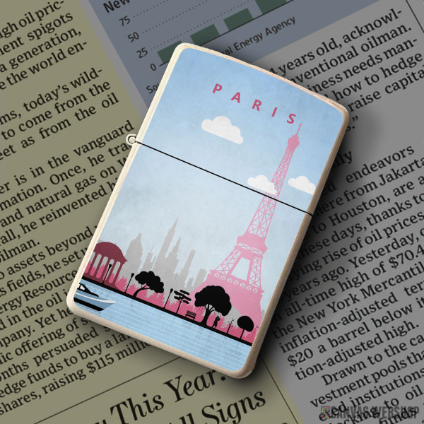 Upaljač Paris Travel Poster Upaljač Paris Travel Poster