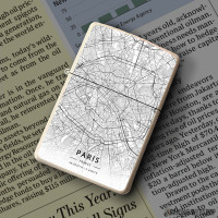 Upaljač Pariz mapa - white