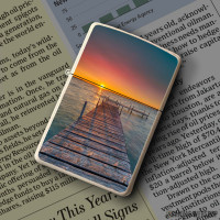 Upaljač Pier Sunset At The Sea