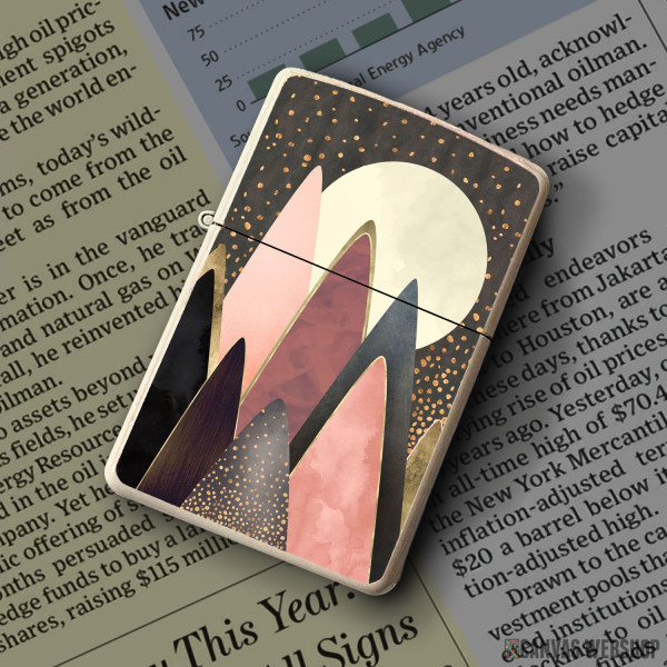 Upaljač Pink and Gold Peaks