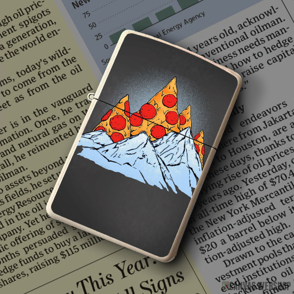 Upaljač Pizza Mountains