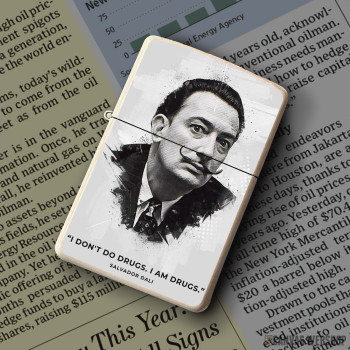 Upaljač Salvador Dali quote Upaljač Salvador Dali quote