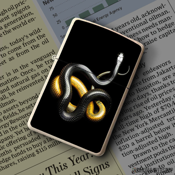 Upaljač snake black and yellow