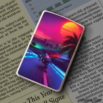 Upaljač Synthwave Midnight Outrun Upaljač Synthwave Midnight Outrun