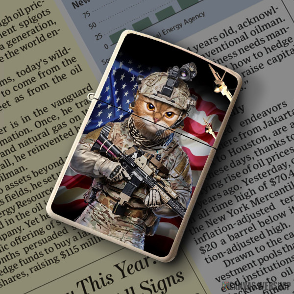 Upaljač Tabby Cat Elite Soldier