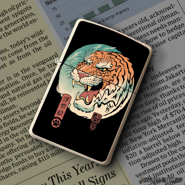 Upaljač Tiger Ukiyoe
